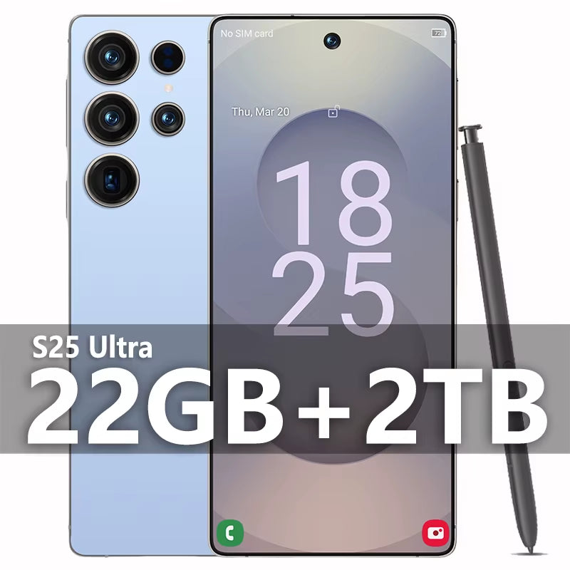 2025 Original Pad S25 Ultra Tablet PC 7.3 Inch HD 4K Android 13 22GB+2TB 8000Mah Battery 4G 5G Dual Sim Card Wifi GPS Google Tab