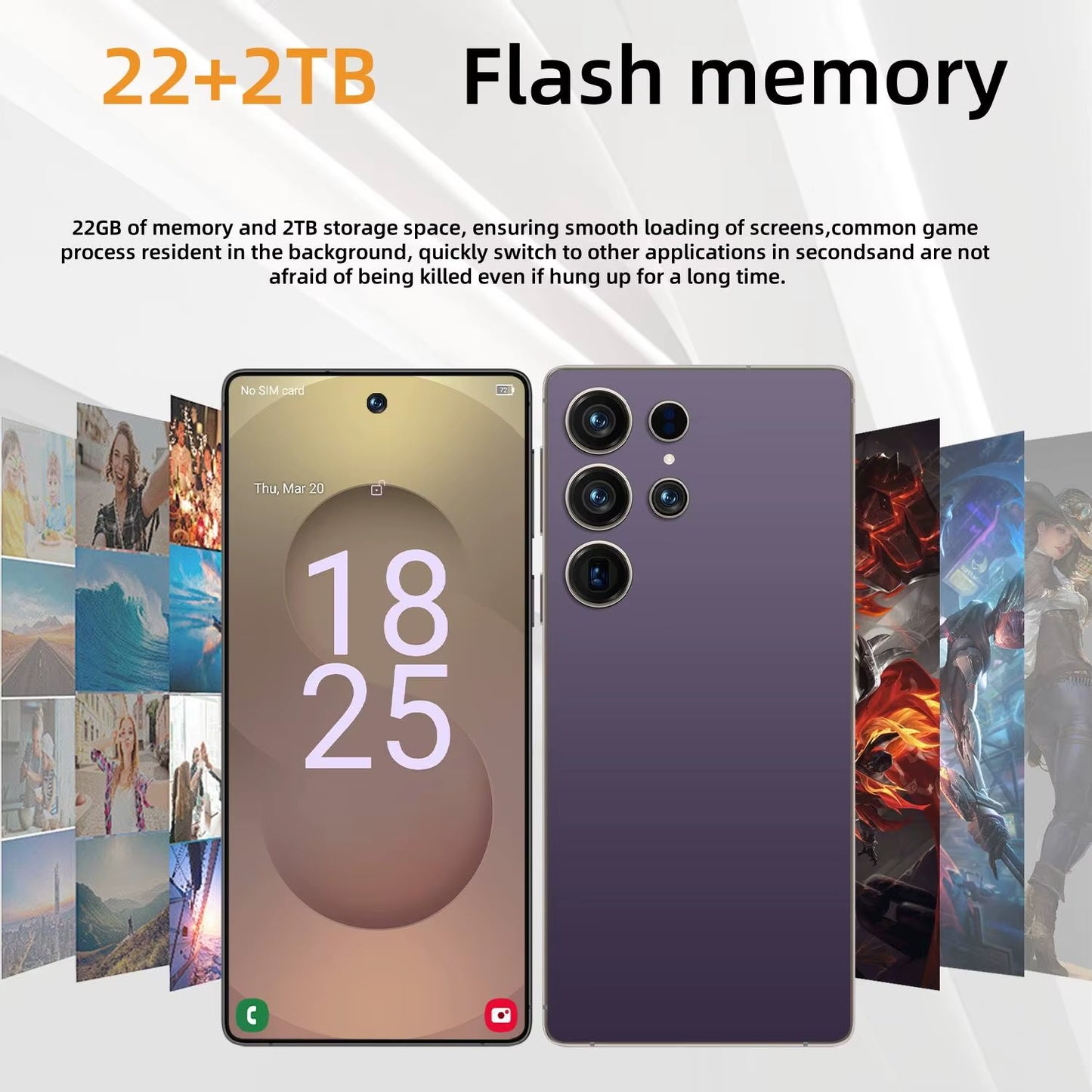 2025 Original Pad S25 Ultra Tablet PC 7.3 Inch HD 4K Android 13 22GB+2TB 8000Mah Battery 4G 5G Dual Sim Card Wifi GPS Google Tab