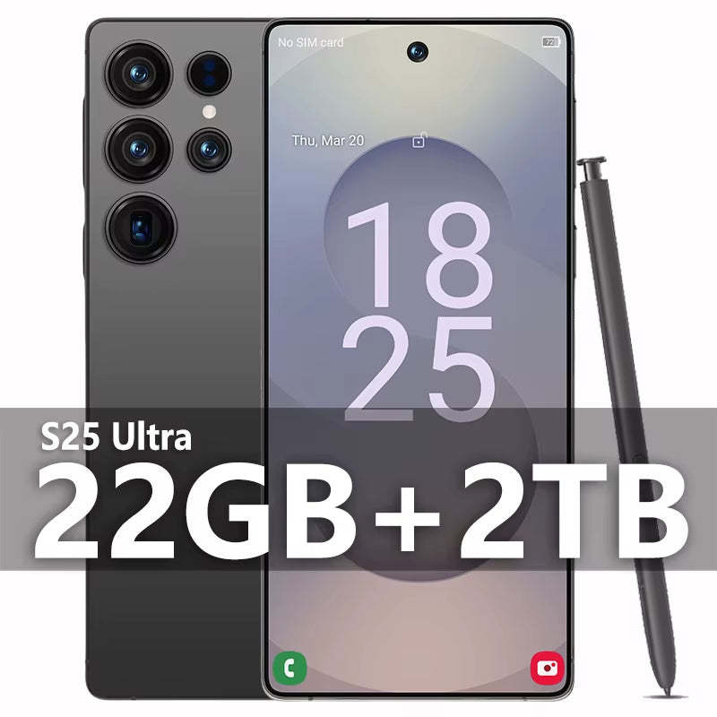 2025 Original Pad S25 Ultra Tablet PC 7.3 Inch HD 4K Android 13 22GB+2TB 8000Mah Battery 4G 5G Dual Sim Card Wifi GPS Google Tab