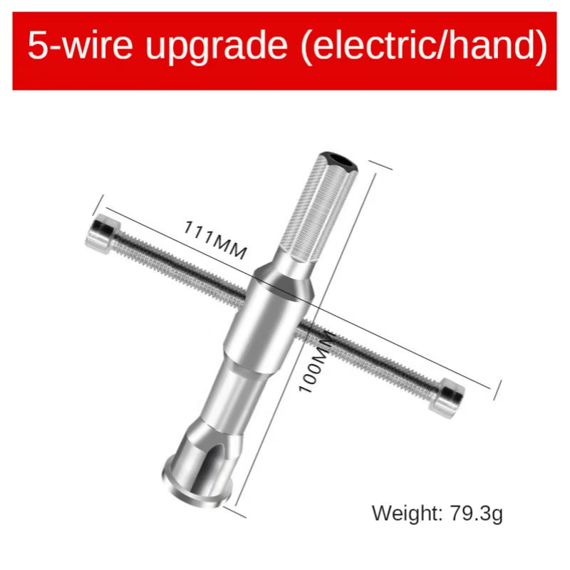 Wire Twisting Tool Electrician Twister Quick Connector Twist Wire Tool for Power Drill Drivers Stripping and Twist Wire Cable
